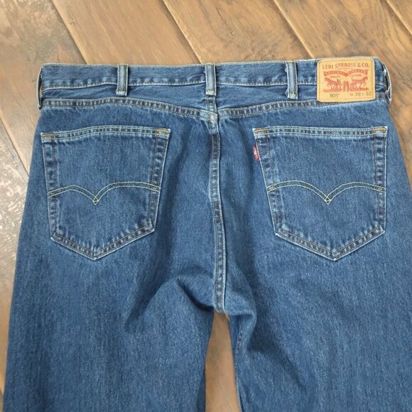 Levi's | 505 Denim Jeans Size 38 X 32 - Picture 5 of 9